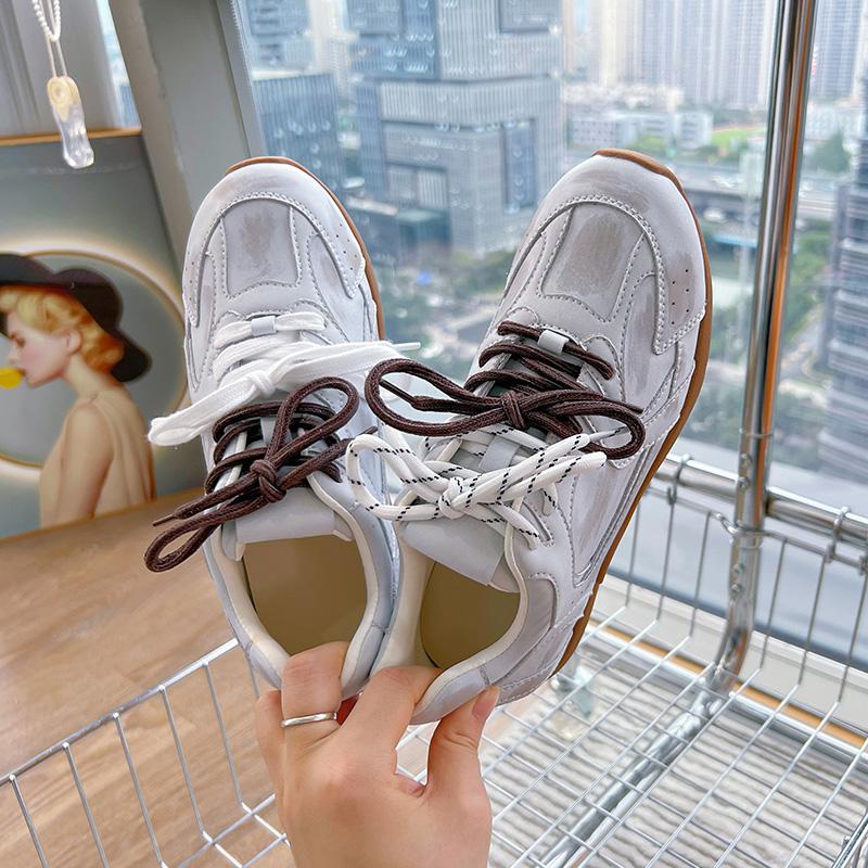 Retro Women's German Training Shoes Flat Sports Shoes Women's Non-slip Running Casual Women's Shoes