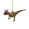 Dinosaur Car Hanging Decoration Christmas Festive Tree Trendy Various Styles Ornament for Home Scene Layout