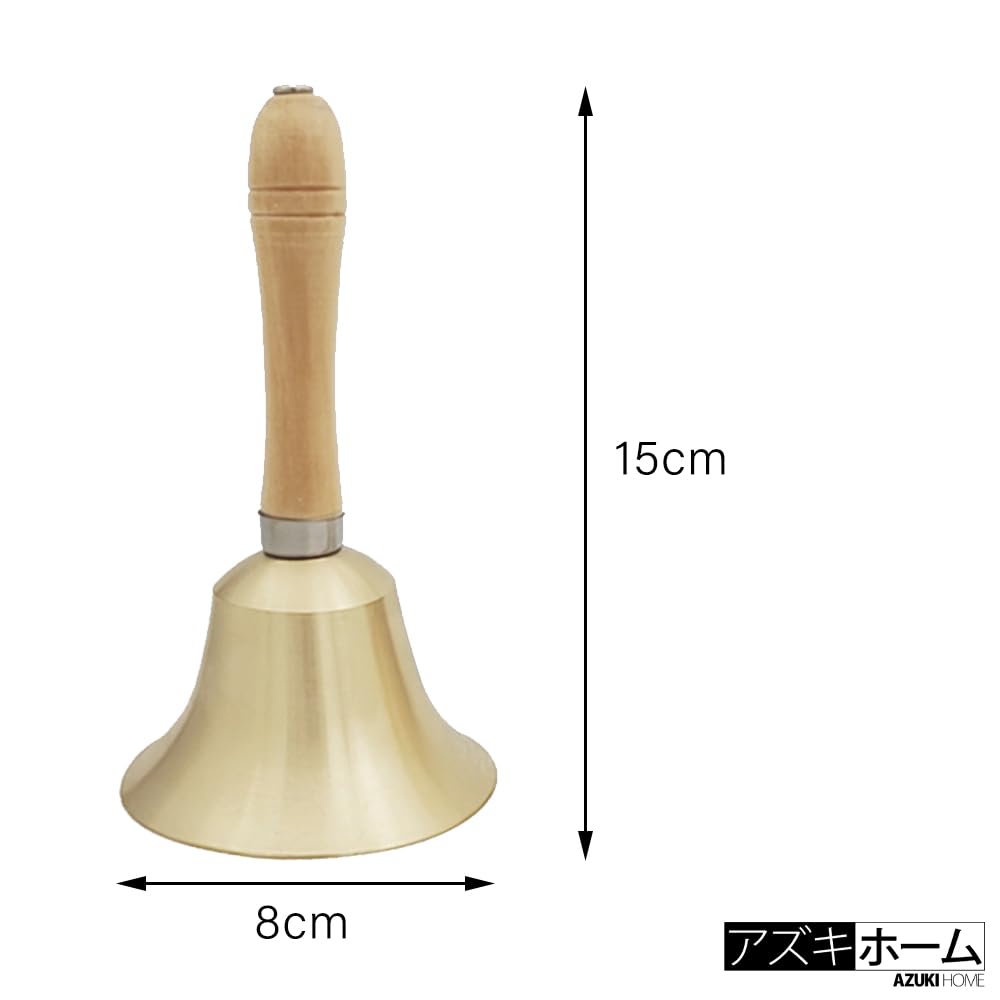 Ручной обеденный деревянный волна громкий большой удачный для игр колокольчик, колокольчик, ручка, колокольчик, громкость, выигрыш, лотерея, розыгрыш, событие, выигрышный, бинго,