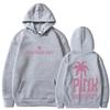 2025 Trending Men's & Women's Coconut Tree Pink Hoodie