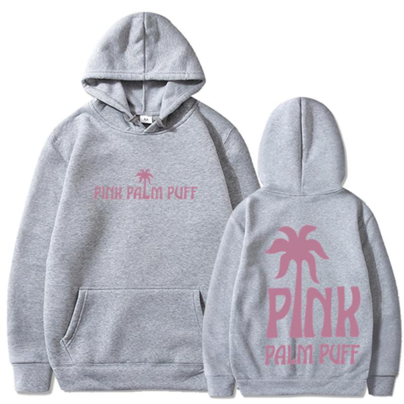 2025 Trending Men's & Women's Coconut Tree Pink Hoodie