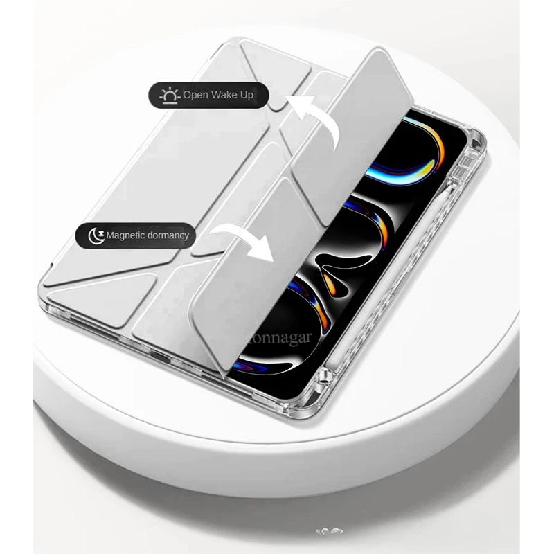 Магнитный чехол-книжка Y-Fold для iPad A16 Air5 Air4 iPad Air11 13 M3 M2 M4 M5 Pro11 13 12.9 10-го 9-го 8-го 6-го 5-го 10.9 10.5 10.2 9.7