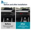 ZATR1 Real Soft Carbon Fiber Sticker For Mazda 3 BP Axela 2019 2020 2021 2022 2023 2024 2025 LHD RHD Car Center Console Accessories