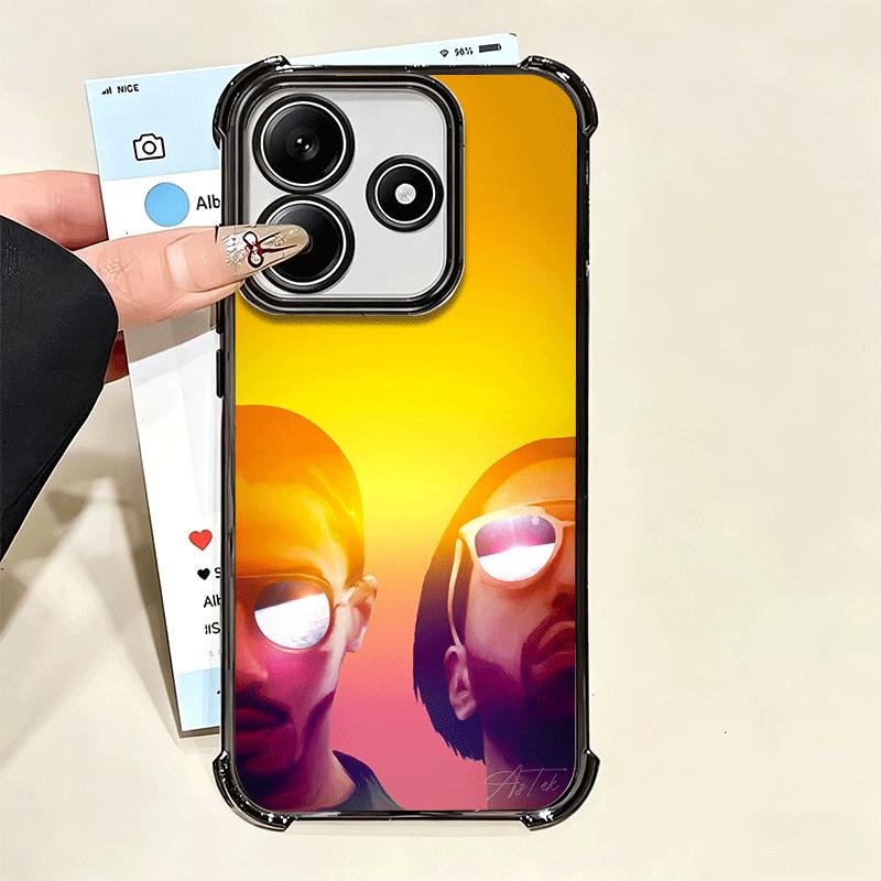 PNL QLF Рэпер Певец Мягкий Чехол Для Телефона Для Xiaomi Poco X7 X8 Pro Max X6 X5 X3 F8 Ultra F7 M8 M7 M5S Redmi 15C 15A 15 14C 13C 12C
