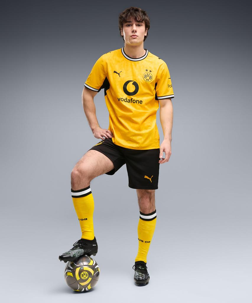 Шорты Реплика [Puma] 78411407_BVB Черный/Быстрый Желтый_L