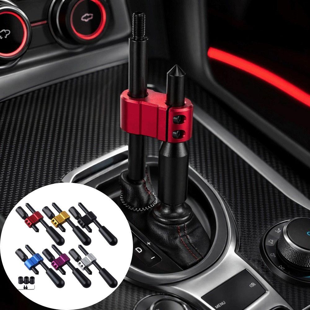 Aluminum Shift Knob Extension Adjustable Manual Gear Shift Knob Universal Gear Shifter Lever Car