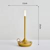 Table Lamp for Bedroom Rechargeable Wireless Touch Control Camping Candle Creative Lamp Rechargeable USB-C Deskbar Table