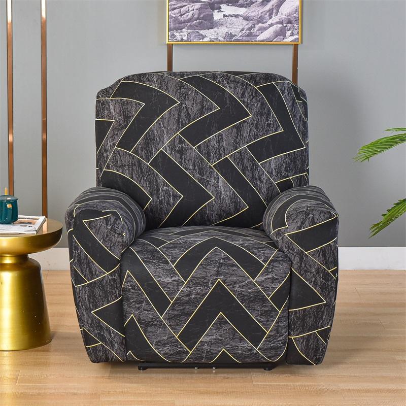 High Stretch Recliner Chair Covers Protector Leather Living Room Recliner Chair Soft Anti -Slip Recliner Chair Slipcover For Home