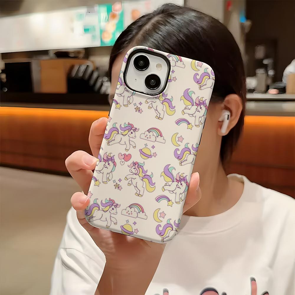 Cute H-Hippos Phone Case For Iphone 16 Pro Max 15 13 14 12 11 14 Pro Max 15 Pro Max Two-in-one Cover