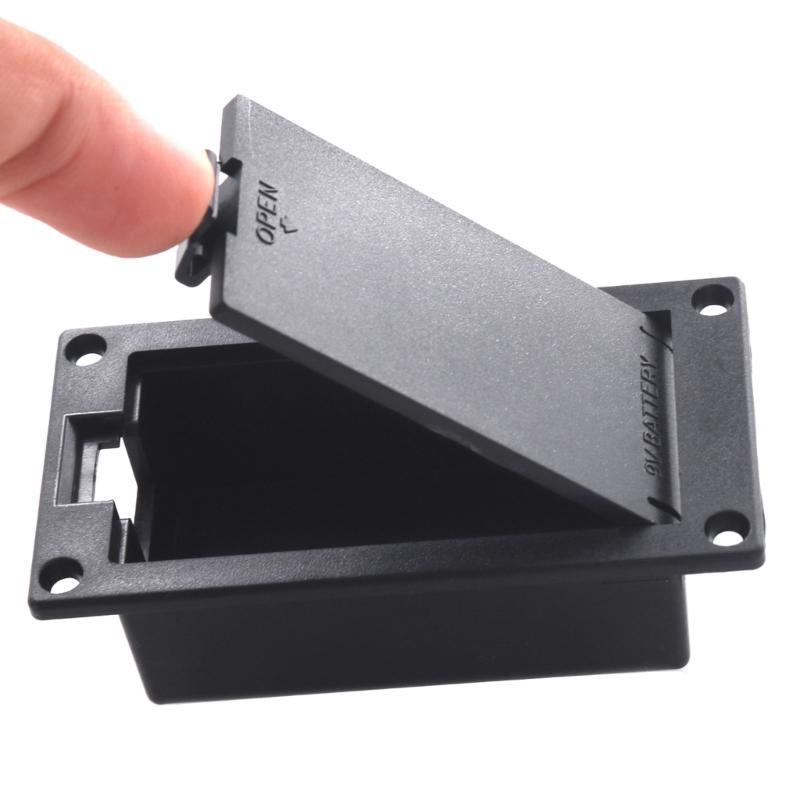 Battery Case Box 9V Battery Compartment for Electric Guitar Bass Accessories