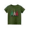 Christmas Day Toddler Girl Boy T-Shirts Kids Top Boys And Girls Printed Short Sleeved T-shirt