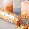 Gold Leaf for Candle, 1 Bottles, Silicone Mold for Aromatherapy Soap, for Candle Making, Decoration