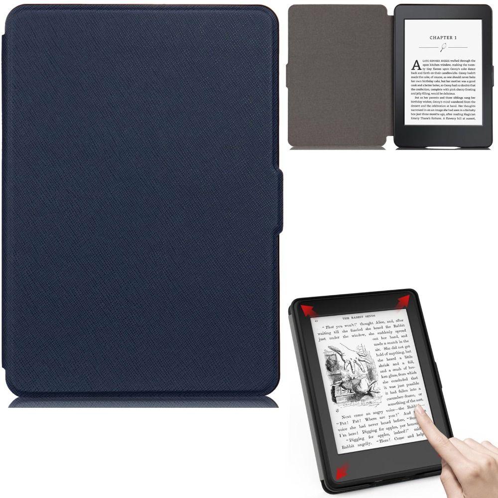 Auto Sleep/Wake E-Reader Case Leather Folio Cover for Kindle 7th Generation 2014