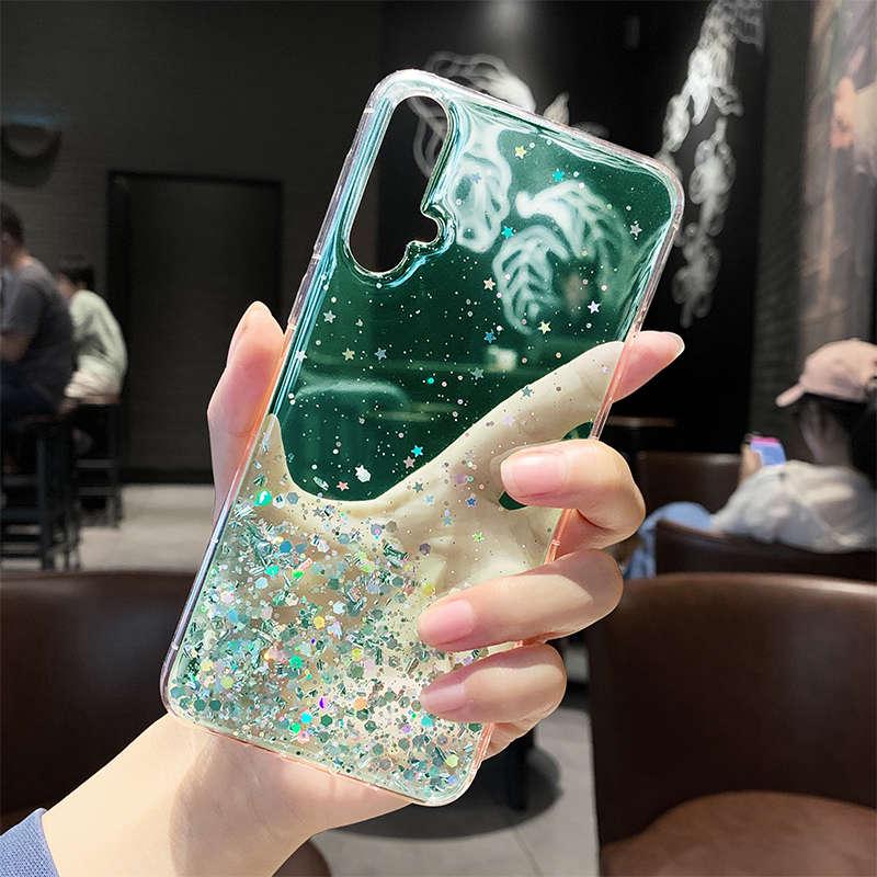 Роскошный блестящий чехол для HUAWEI P30 Lite P20 Honor 8A 8S 8X 9X Y6 Y9 Y5 2019 Y7, мягкие чехлы со звездами 