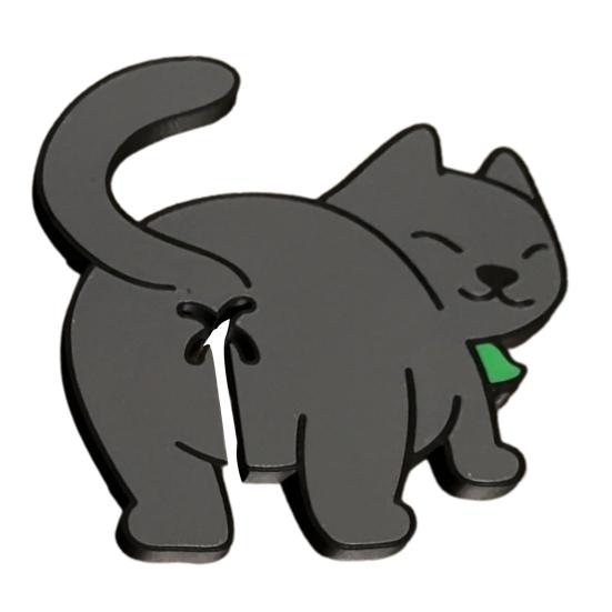 Хлебная клипса «Кошачья попа», напечатанная на 3D-принтере, держатель для пакетов для любителей кошек