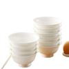 Tingbai Pure White Bone China Bowls