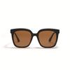 Очки B343 Rivet Square Large Frame Trendy Temple Metal Sunglasses Women's Sunglasses Trendy Men