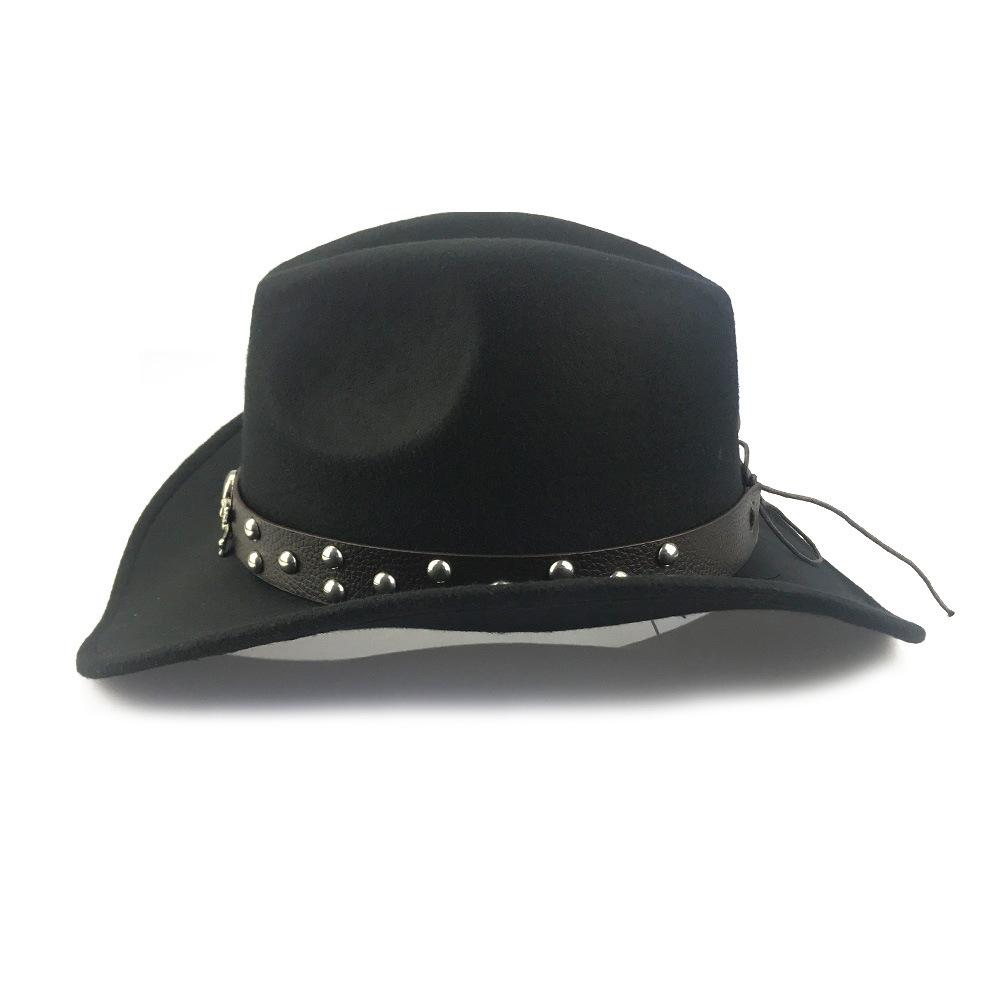 New Artificial Schammy Western Cowboy Hat For Men Gentleman Jazz Hats Panama Cowgirl Hat Sombrero Hombre