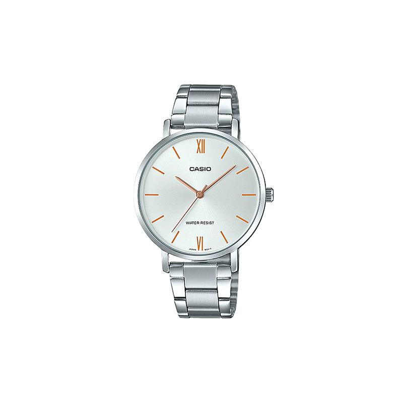 Casio Серия STANDARD Модный Деловая Повседневный Универсальный Классический Стрелки Римская Шкала Большой Циферблат Водонепроницаемый Кварцевый Механизм LTP-VT01D-7B