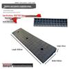Heavy-Duty Rubber Curb & Threshold Ramp Mat