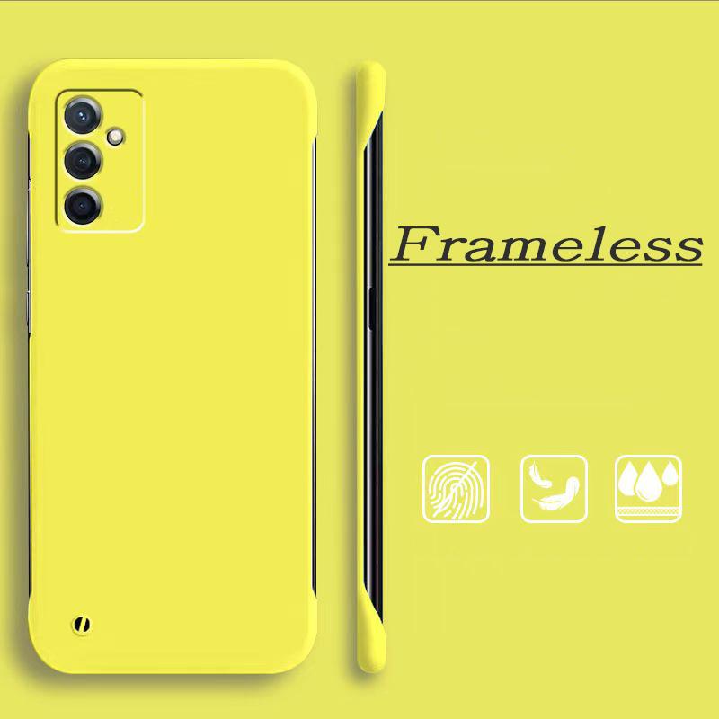 Модный тонкий безрамочный чехол для Samsung Galaxy A55 A15 A05S A54 A34 A24 A14 A53 A33 A23 A13 A52 A32 A12 A51 A31 A21S A50 A30 чехол жесткий скраб ПК