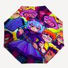 1pc Outdoor Umbrella with Anime Characters - Automatic Opening/Closing, Portable 3-Fold Design, 8-Rib Iron Frame, Perfect Gift for Fans, Traveler