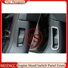 Нержавеющая сталь, кнопка переключения капота двигателя автомобиля, крышка панели, декоративная наклейка, накладка для Peugeot 2008 2014-LHD