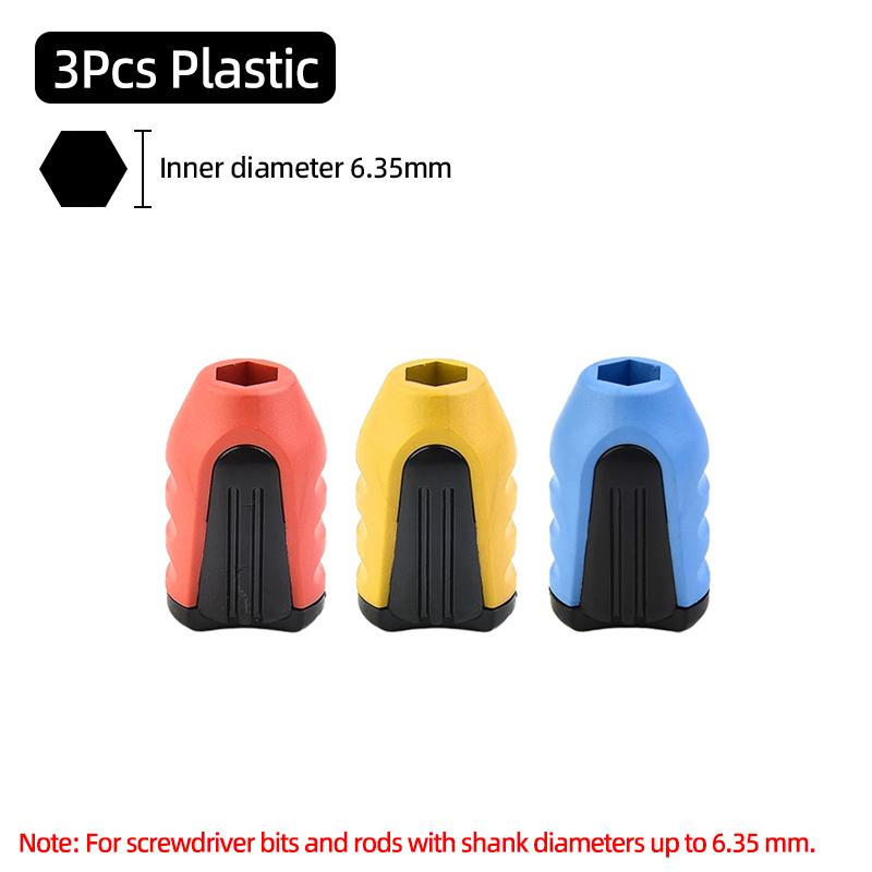 Магнитный держатель бит Магнитное кольцо Сильный намагничиватель Демагнетизатор 6,35 мм Держатель бит для крестовой отвертки Phillips Ручные инструменты