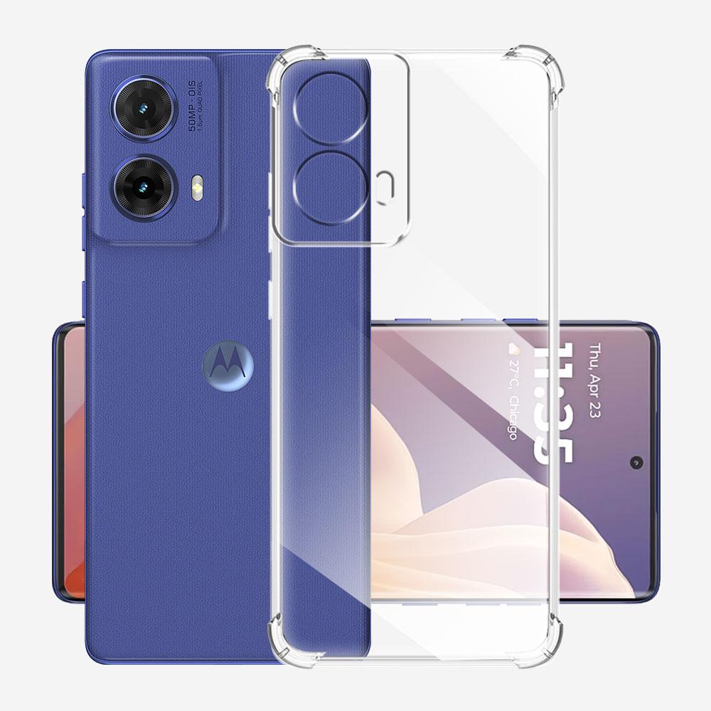 Для чехла Moto G85 5G 6.67'' Прозрачный Противоударный TPU Чехол для телефона с воздушной подушкой или Motorola Moto G85 G 85 Силиконовый Мягкий Защитный Чехол на заднюю панель