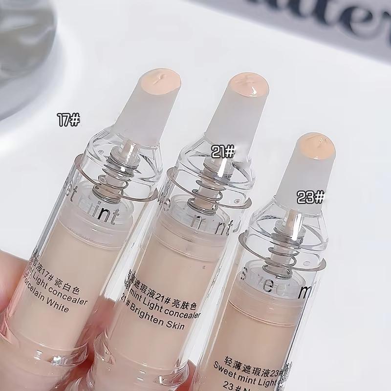 Консилер с игольчатым тюбиком Жидкая основа Корректор темных кругов Контур носа Высокое покрытие BB-крем Женская косметика Косметика