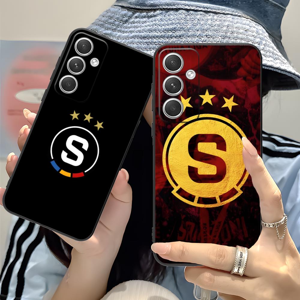 Чехол для мобильного телефона FC Sparta Praha для Samsung Galaxy S25 S24 S23 S22 S21 S20 Note20 Plus FE Ultra Цветной Защитный Красивая Крышка