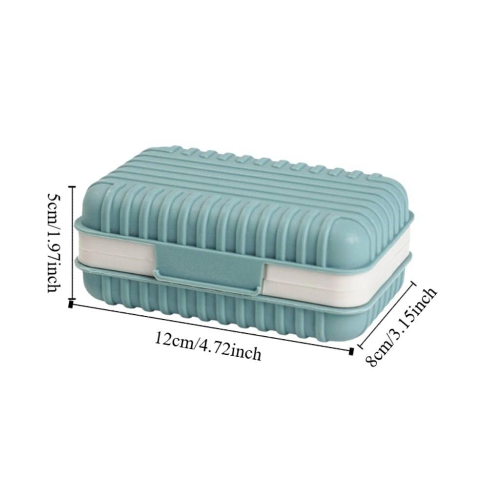 Thickened Travel Soap Dish Waterproof Soap Case Portable Plastic Soap Box  Dormitory