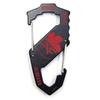 Cospa EVANGELION NERV Carabiner S Type BLACK X Cm Made of Aluminum Approx. 9.4 4.5