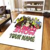 Bigfoot Galaxy Custom Name Carpet Rug For Living Room Bedroom Home Sofa Decoration Kids Play Nonslip Floor Mat