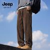 Мужские повседневные брюки JEEP SPIRIT свободного кроя с широкими штанинами