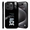 Чехол для телефона 'За мир без войны' Для iPhone 16 15 14 13 12 11 Pro Max Plus Mini Магнитный Magsafe Беспроводная зарядка Чехол