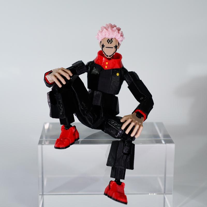 3D Печатные Jujutsu Kaisen Рёмен Сукуна Аниме Многосуставные Трансформирующиеся Игрушки Фигурки Действия Макет Манекен Украшения Подарки