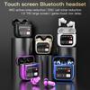 Wireless Earphones Noise Reduction Bluetooth Headphones TWS Earbuds Screen Touch Sports Headset