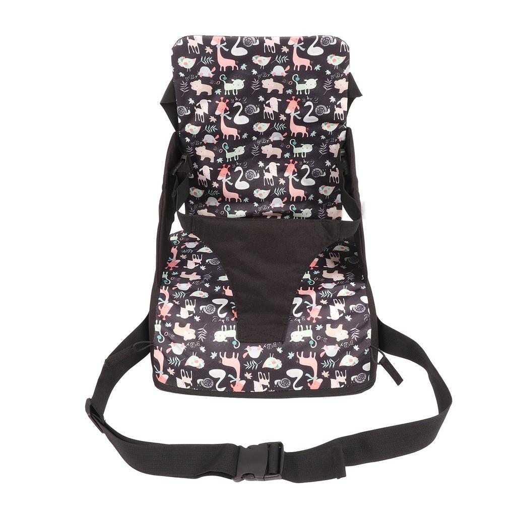 Детский стульчик-бустер, мультяшный портативный складной стульчик-бустер для малышей, для ужина с жирафами