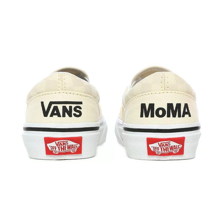 Vans MoMA X Серия слипонов Холщовые низкие детские кеды для скейтбординга Детские кроссовки Розовые VN0A4BUT0IC