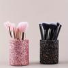 Fashion Women Makeup Brush Bucket Cosmetic Storage Box Pencil Holder Comb Container