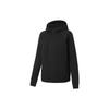 Li Ning Fitness Series Solid Color Comfortable Hooded Jacket Simple Comfortable Sports Cardigan Women Jackets Black AWDU114-3