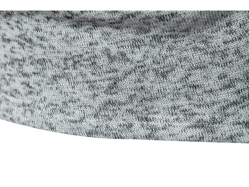 Футболка мужская с высоким воротом и длинным рукавом на молнии — европейский размер, коллекция осень/зима