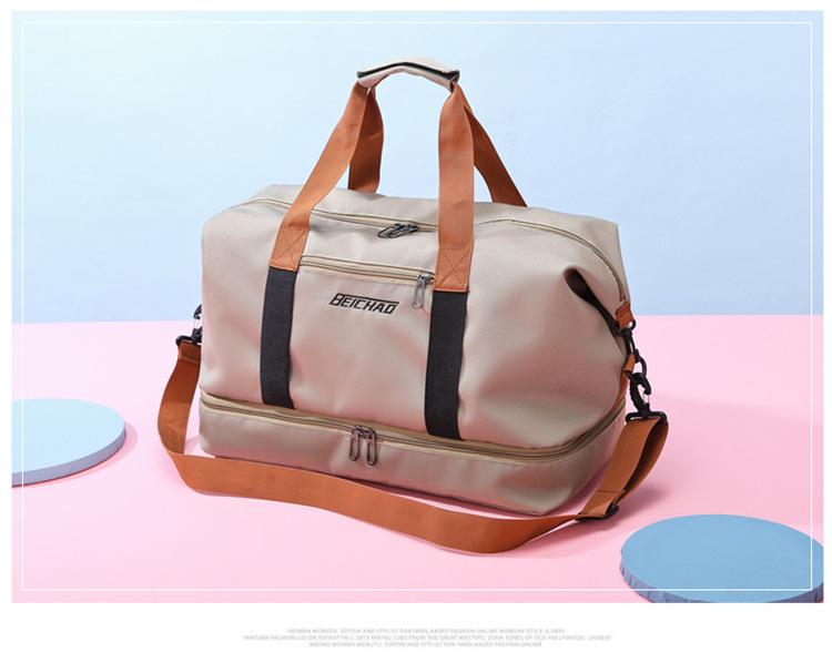 Холщовая дорожная сумка большой вместимости для мужчин и женщин - Прочный, легкий багаж для коротких поездок и спорта