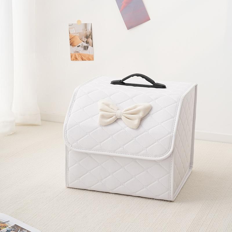 Большой Вместимости Коробка для Хранения в Багажнике Автомобиля Складная Коробка для Хранения в Автомобиле Органайзер для Мелочей Женские Розовые Автоаксессуары