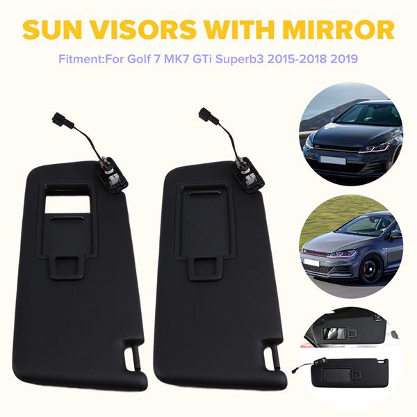 1 пара солнцезащитных козырьков (5G0857551 и 5G0857552) для Volkswagen Golf 7