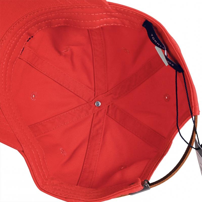 Tommy Hilfiger Кепка с логотипом Яблочно-красная 6941823 608