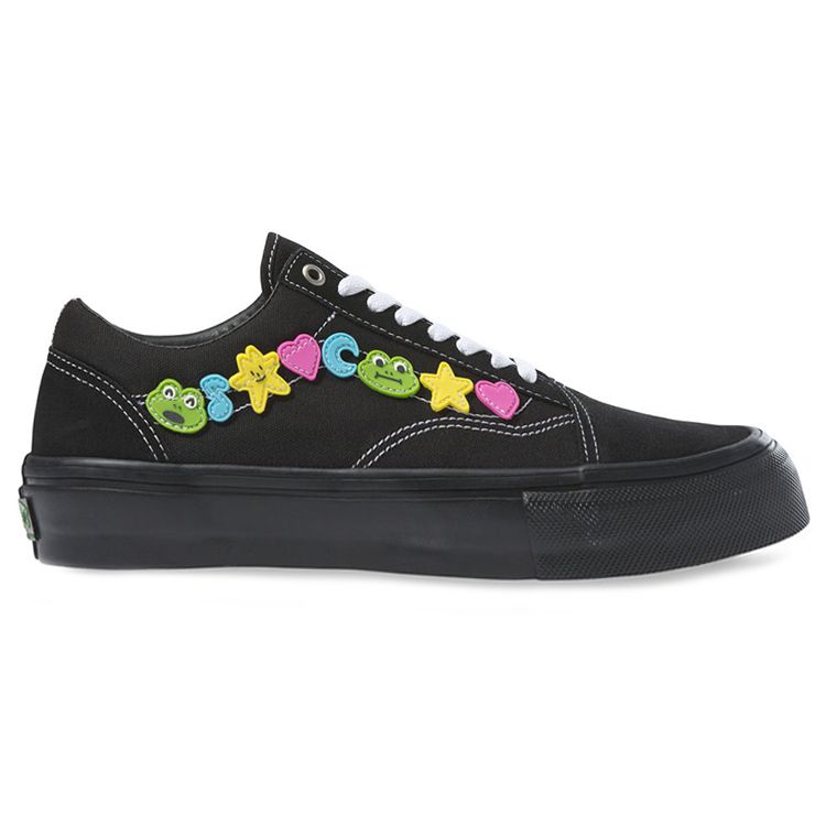 Кеды Frog Skateboards x Vans Skate Old Skool Черные Унисекс Мультицветные VN0A5HF33LT