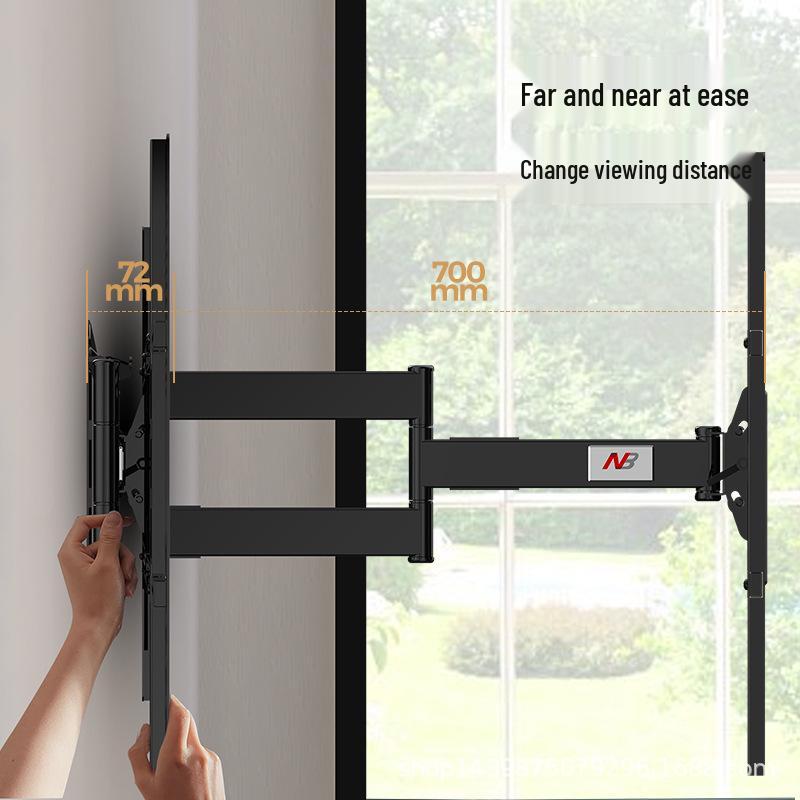 Universal Rotating Telescopic TV Wall Mount for 75-98 Inch Screens - Model SP5