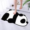Cute Cat Dog Panda Quick Drying Bath Mat Super Absorbent Bath Mat Anti-Slip Mat Skin Floor Mats Toilet Carpet Home Decor Bath Rug